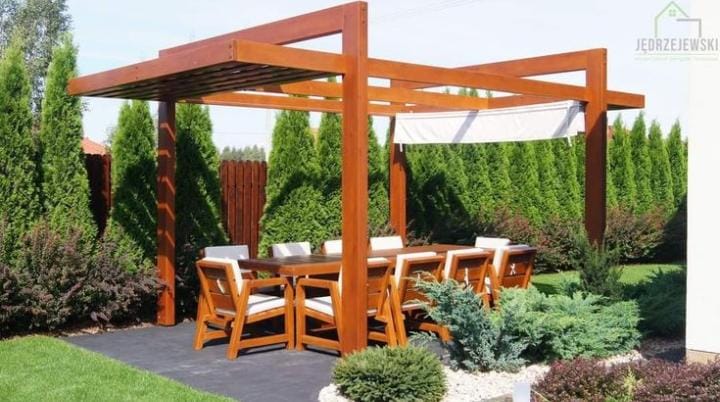 Poolside Pergola